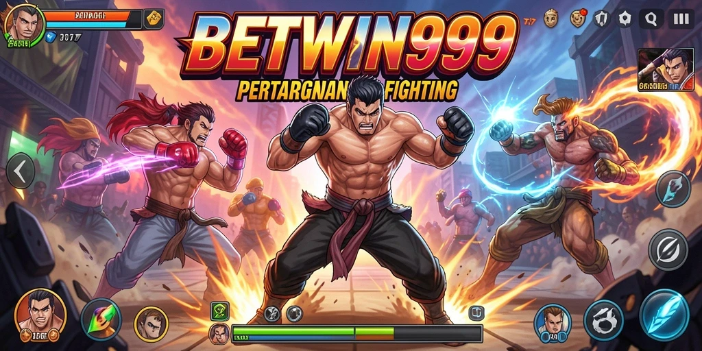 Gameplay seru BETWIN999 dengan aksi pertarungan yang mendebarkan.