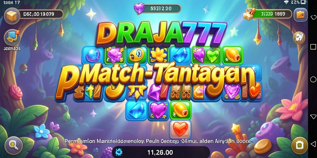 Gameplay seru dan menantang dalam DRAJA777 Match-3.