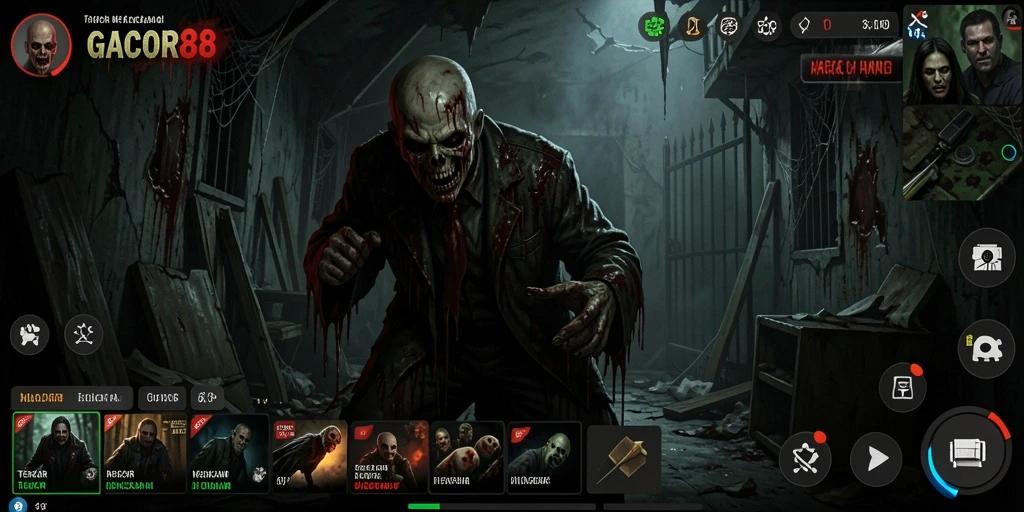 Gameplay GACOR88 yang menegangkan dan penuh ketakutan.