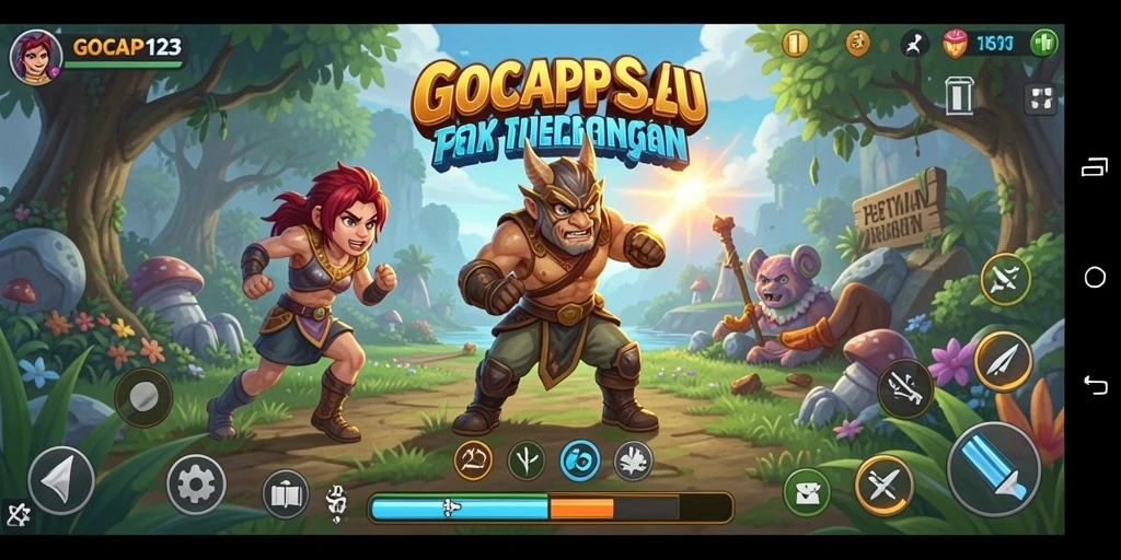 Tangkapan layar GOCAP123 menunjukkan gameplay yang penuh aksi dan petualangan.