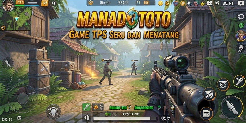 Tampilan gameplay seru di MANADOTOTO yang penuh aksi.