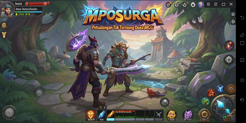 Tampilan gameplay MPOSURGA yang seru dan mendebarkan.