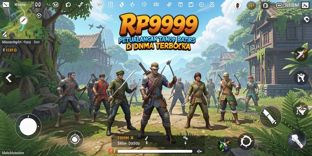 Tampilan gameplay RR999 yang menakjubkan di dunia terbuka.