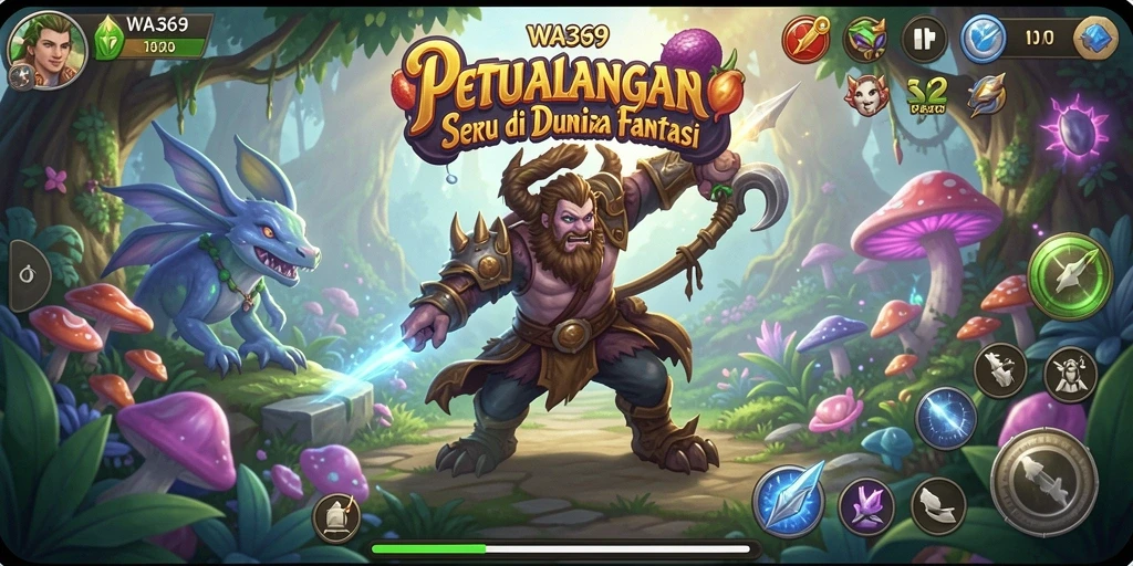 Tampilan menarik dari permainan WA369 yang penuh aksi RPG.